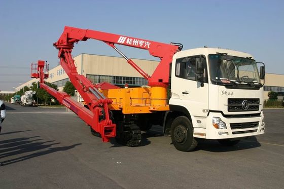 Low Oil Consumption 16m Under Bridge Access Platforms / Bridge Snooper Truck Dongfeng 6×4