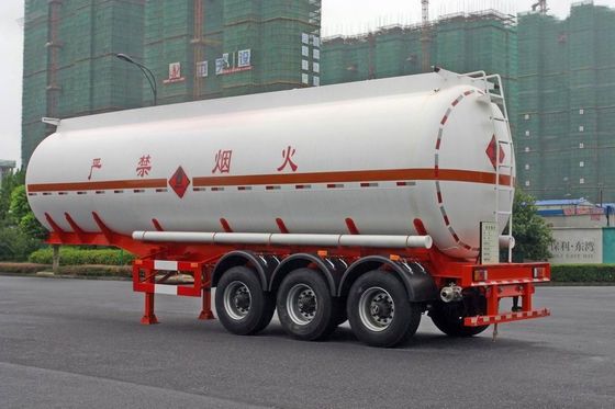 Liquid Tank Truck / Liquid Gas Semi-Trailer Stainless Steel 38CBM 3axles