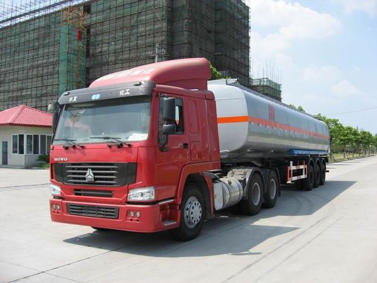 3 Axles Chemical Liquid Tank Truck Container Semi-trailer 39000L