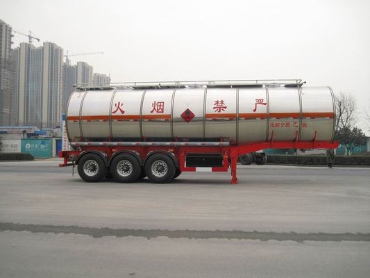 Aether Gas Diesel Liquid Tank Truck with 3 BPW Axles , 42500L SUS