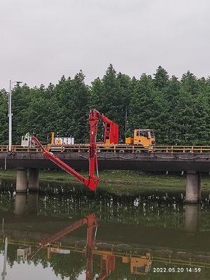 HOWO Chassis Bridge Inspection Truck 18m Bucket Type