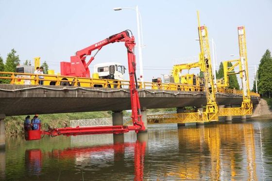 18m Bucket Type Bridge Inspection Truck Easy Access  Easy Operation Safety