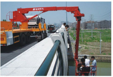 Lightweight 18m Bucket Highway Bridge Inspection Platform Vehicle 11240×2500×3930mm
