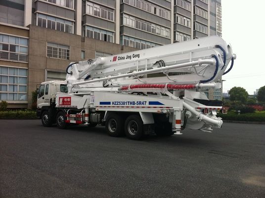 8x4 BENZ Concrete Pump Trucks For Pumping Concrete Equipment 47m