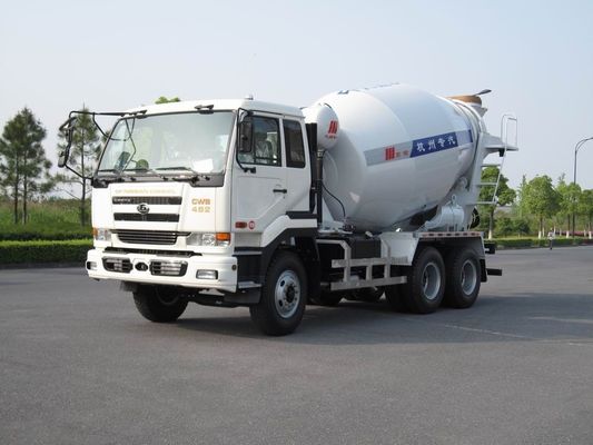 6x4 DF Nissan Diesel 8 - 10cbm Concrete Mixer Trucks Light Weight HZZ5240GJBUD