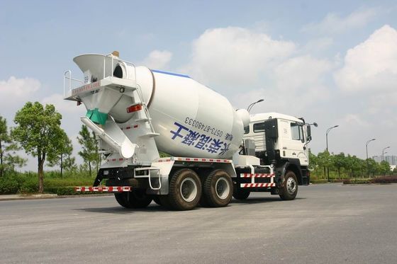 Large Capacity 8 / 9 / 10 cube Concrete Mixer Trucks 6x4 HZZ5250GJBDL Delong