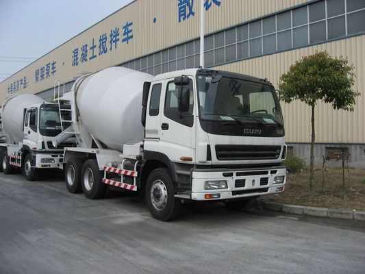 ISUZU 8CBM , 9CBM ,10CBM Concrete Mixer Trucks Vehicle 6x4 HZZ5256GJB