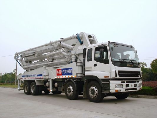 47m Concrete Pump Trucks 8x4 / Cement Pumping Equipment With Cooling system