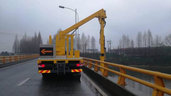 Big Cable Bridge Inspection Vehicle Carbon Steel 22 M Bucket Type