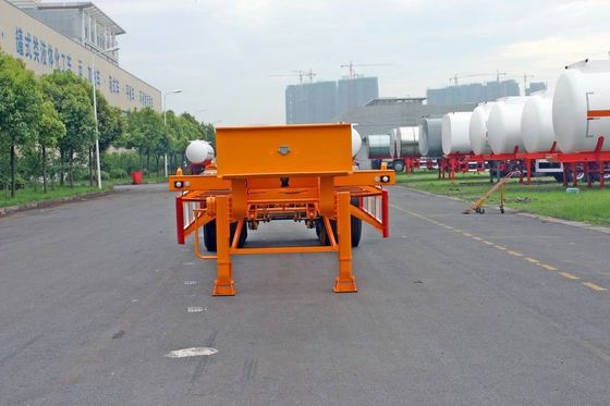 Extendable Two Axles 20 / 30ft Gooseneck Container Semi Trailer Chassis