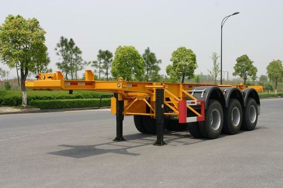 40ft Carbon-steel Skeletal Container Trailer Chassis (Rear 3 FUWA axles)
