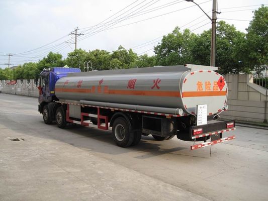 Oil Tanker Truck 20cbm Fuel / Gasoline / 6x2 150 - 250hp horsepower