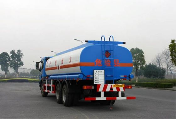 Faw 6x4 220HP Carbon Steel Gasoline Delivery Truck , Crude Oil Truck