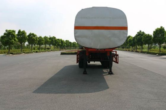 40800L 3x13T Fuwa Axle Insulated Liquid Oil Tank Trailer Truck for Chemical Delivery