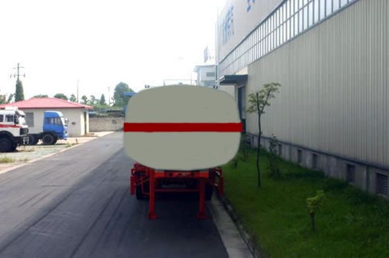 30000L 2 Axle Steel Chemical Liquid Tank Truck Transport Gas / Diesel