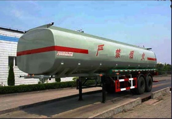 30000L 2 Axle Steel Chemical Liquid Tank Truck Transport Gas / Diesel