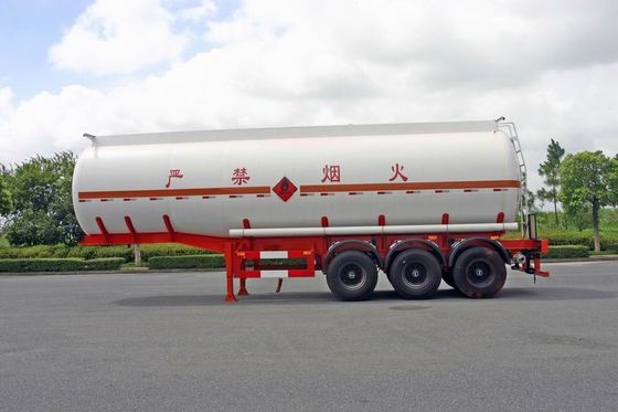 Custom 38cbm 3axle Chemical Liquid Tank Truck / Aluminum Fuel Transport Trailers