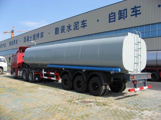 3 Axles Chemical Liquid Tank Truck Container Semi-trailer 39000L