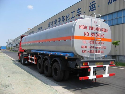 3 Axles Chemical Liquid Tank Truck Container Semi-trailer 39000L