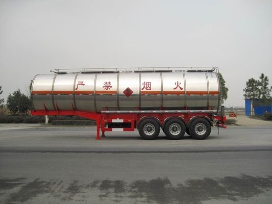Aether Gas Diesel Liquid Tank Truck with 3 BPW Axles , 42500L SUS