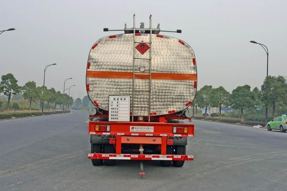 42000 Litre Liquid Tank Truck 3 Axles Chemical Semi-Trailer Steel Aluminum