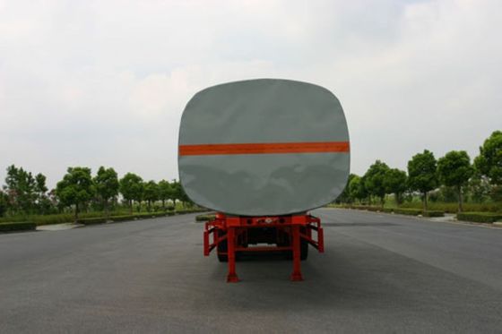 45500L SUS Liquid Tank Truck For Chemical Fluid Delivery 3 Axles