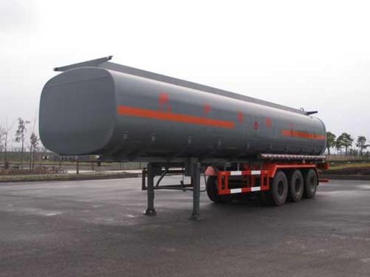 Steel Chemical Liquid Tank Truck Transport Cyclopentane With 3 Axles 46cbm