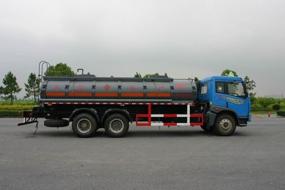Liquid Tanker Truck Blue 6x4 15000L Chemical 15m3 For Fluorotoluene Transport