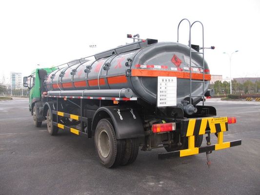 136 KW Green 16cbm 6x2 Chemical Liquid Tank Truck Storage Oil 150 - 250hp