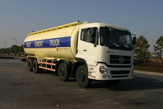 8x4 27cbm Dry Bulk Truck Low Alloy Steel For Flour , Bulk Cement Transportation