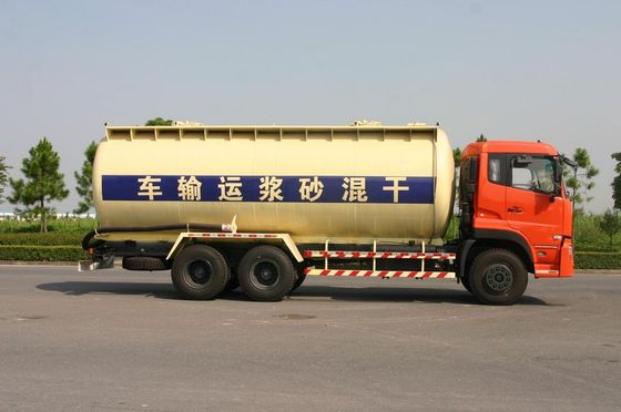Dongfeng 6x4 22cbm Dry Bulk Truck / Talcum Powder , Bulk Cement Tank Truck