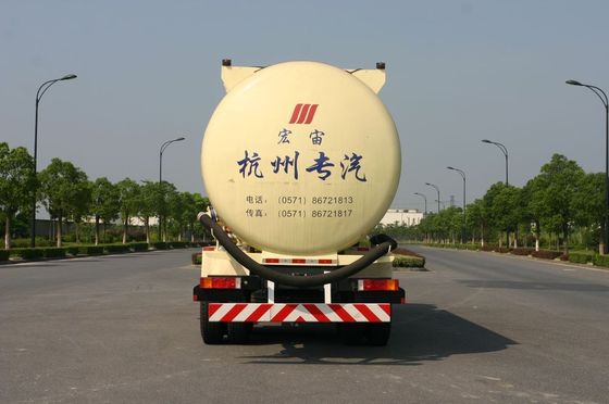 Dongfeng 6x4 22cbm Dry Bulk Truck / Talcum Powder , Bulk Cement Tank Truck