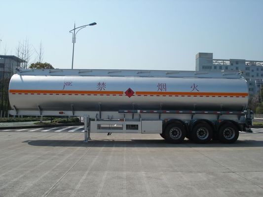 3x12T BPW axle 46000L Aluminum Alloy Petroleum Mobile Fuel Tank Trailer