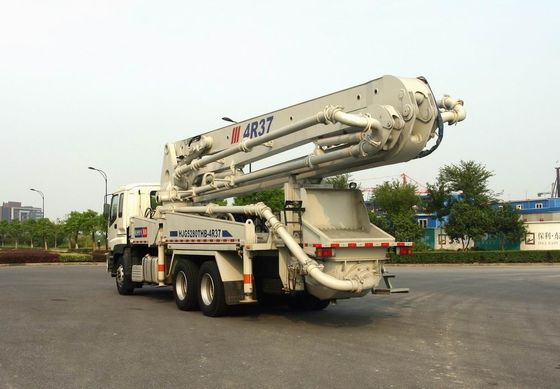 265kW 6x4 Mobile Truck Mounted Concrete Pump Trucks Ssab Steel 37m