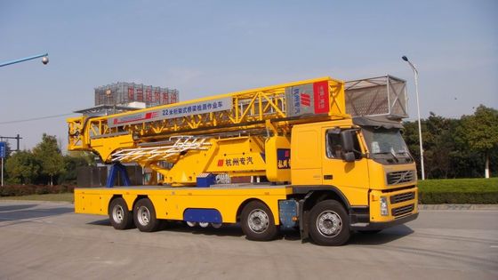 High Stability 22m Bridge Inspection Unit Rental Volvo 8X4 Electrohydraulic Systems