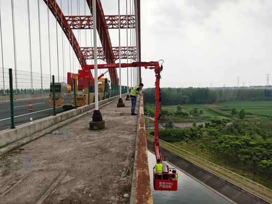 High Adaptability Bridge Inspection Truck 18m Howo Bucket Type