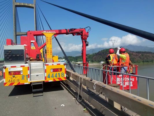 High Adaptability Bridge Inspection Truck 18m Howo Bucket Type