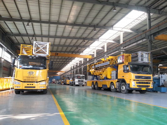 High Efficiency 22m Bridge Access Equipment Inspection Truck  With Hydrostatic Drive VOLVO 8x4