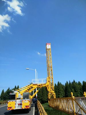 18m Bucket Type Bridge Inspection Truck Easy Access  Easy Operation Safety