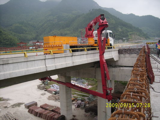 18m Bucket Type Bridge Inspection Truck Easy Access  Easy Operation Safety