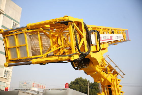 4 Axles Platform 22m Under Bridge Inspection Vehicle Euro III / IV FAW Chassis