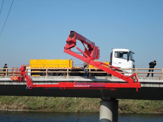 Low Oil Consumption 16m Under Bridge Access Platforms / Bridge Snooper Truck Dongfeng 6×4