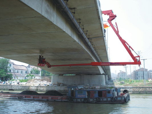 6x4 16M Dongfeng Bucket Bridge Inspection Equipment For Bridge Detection , DFL1250A9
