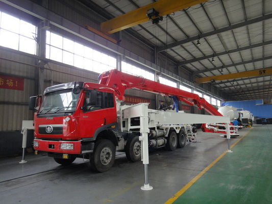 RHD 37m 8x4 FAW 380HP Concrete Pump Trucks with LNG engine