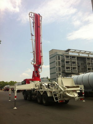 LNG Engine 37m 8x4 FAW 380HP Concrete Pump Trucks with RHD Type