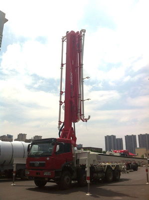 Diesel Engine 37m 8x4 FAW 380HP Concrete Pump Trucks with RHD Type