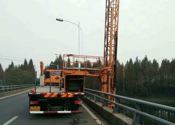 Yellow Painted Mobile Bridge Inspection Unit with Remote Control and 85 km/h Max Road Speed